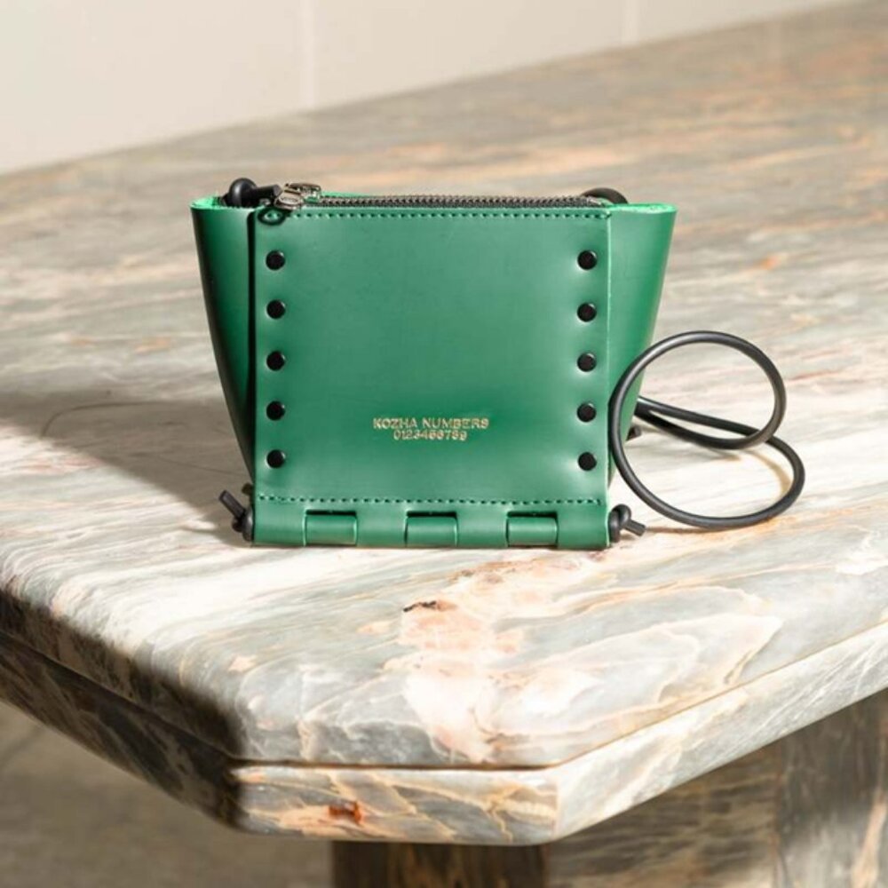Kozha Numbers Miso Bag in Green
